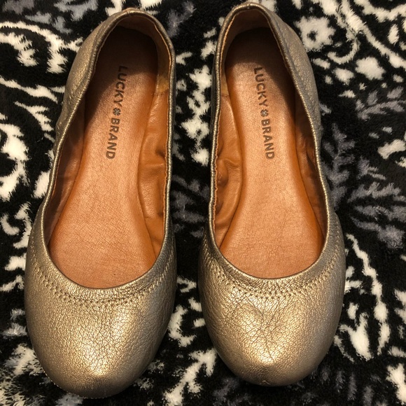 Lucky Brand Emmie Leather Flats 6.5 - Picture 2 of 9